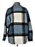 Zara Plaid Blue Coat Size M - photo 2
