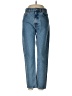 Zara Hearts Blue Jeans Size 6 - photo 1