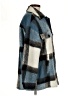 Zara Plaid Blue Coat Size M - photo 4