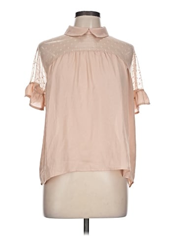 Lily White Short Sleeve Blouse (view 1)