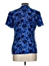 Pendleton 100% Silk Blue Short Sleeve Silk Top Size 10 Petite - photo 2