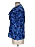 Pendleton 100% Silk Blue Short Sleeve Silk Top Size 10 Petite - photo 5