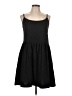 Gap Solid Black Casual Dress Size L - photo 1
