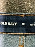 Old Navy Solid Blue Jeans Size 10 - photo 7