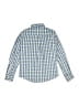 Johnnie-O Checkered-gingham Blue Long Sleeve Button-Down Shirt Size 12 - photo 2