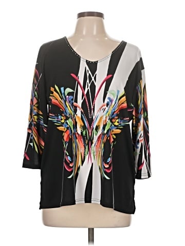 Valentina 3/4 Sleeve Blouse (view 1)