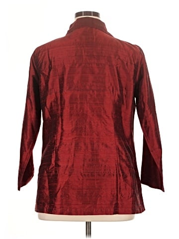Travelsmith 3/4 Sleeve Silk Top (view 2)