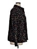CAbi 100% Polyester Print Black Long Sleeve Blouse Size XL - photo 4