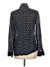 J.Crew Polka Dots Black Long Sleeve Blouse Size 10 - photo 2