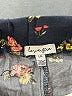 Love, Fire 100% Rayon Floral Black Shorts Size L - photo 3