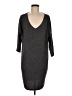 Old Navy Solid Gray Casual Dress Size M - photo 1