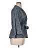 Armani Collezioni Checkered-gingham Blue Blazer Size 14 - photo 4