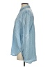 ID:23 100% Tencel Polka Dots Blue Long Sleeve Button-Down Shirt Size S - photo 5