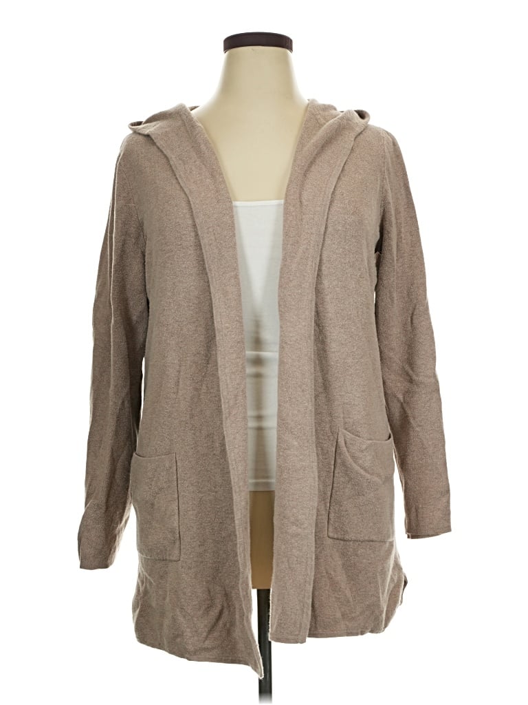 Pre-owned Tahari Cardigan Sweater In Tan