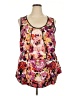 Nic + Zoe 100% Polyester Pink Sleeveless Blouse Size 2X - photo 1
