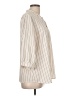 Messic 100% Polyester Stripes Ivory 3/4 Sleeve Blouse Size L - photo 4