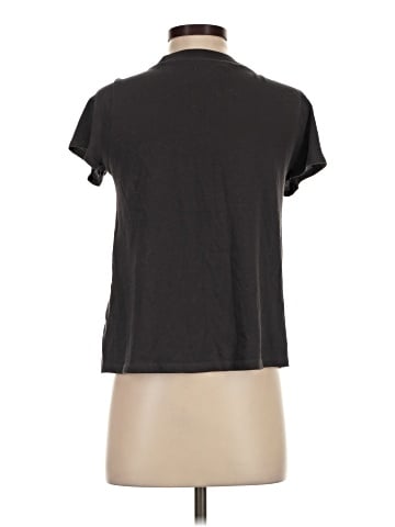 Madewell Softfade Cotton V-Neck Crop Tee (view 2)