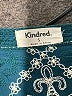 Kindred 100% Rayon Teal 3/4 Sleeve Blouse Size S - photo 7