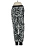Black Label by Chico's 100% Polyester Print Silver Sweatpants Size 0 - photo 2
