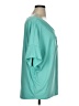 White Birch Teal Short Sleeve Blouse Size XL - photo 4