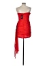 Lulus 100% Polyester Red Cocktail Dress Size L - photo 2