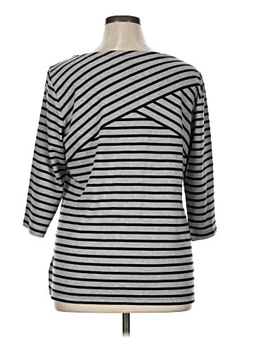 Karen Scott 3/4 Sleeve Top (view 2)