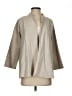 Eileen Fisher Floral Solid Tan Jacket Size S - photo 1