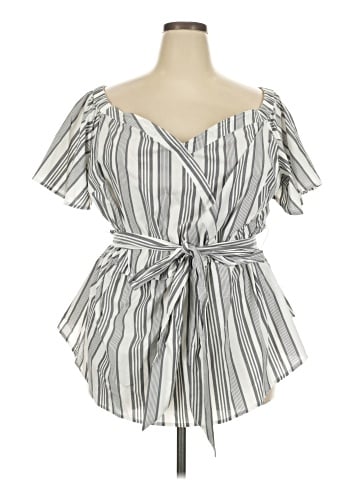 Lane Bryant Short Sleeve Blouse (view 1)