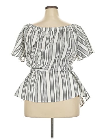 Lane Bryant Short Sleeve Blouse (view 2)
