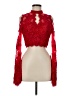 Rachel Allan 100% Polyester Solid Red Long Sleeve Top Size 6 - photo 1