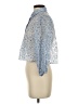 Zara Blue 3/4 Sleeve Blouse Size XS - photo 5