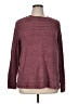 St. John's Bay 100% Acrylic Chevron-herringbone Burgundy Pullover Sweater Size XL - photo 1