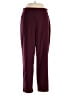 Lou & Grey Solid Burgundy Casual Pants Size M - photo 1