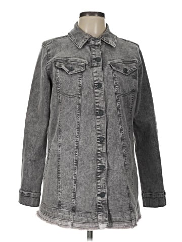 LOGO by Lori Goldstein Denim Jacket (view 1)