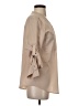 Calvin Klein 100% Polyester Tan 3/4 Sleeve Blouse Size S - photo 4