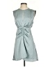 H&M 100% Polyester Solid Teal Casual Dress Size XS - photo 1