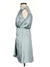 H&M 100% Polyester Solid Teal Casual Dress Size XS - photo 5