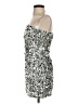 Unbranded 100% Polyester Metallic Silver Cocktail Dress Size S - photo 5