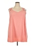 ChicMe Pink Sleeveless Blouse Size 2X - photo 1
