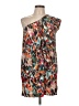 Twenty One 100% Polyester Print Brown Cocktail Dress Size L - photo 1