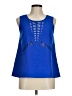 Sugarlips 100% Polyester Blue Sleeveless Blouse Size M - photo 1