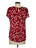 CeCe Floral Red Short Sleeve T-Shirt Size S - photo 2