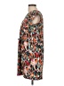 Twenty One 100% Polyester Print Brown Cocktail Dress Size L - photo 5