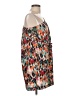 Twenty One 100% Polyester Print Brown Cocktail Dress Size L - photo 4