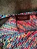 Black Label by Evan Picone Chevron-herringbone Blue Casual Skirt Size L - photo 4
