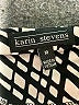 Karin Stevens Graphic Gray Casual Dress Size 10 - photo 7