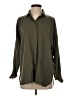 Assorted Brands Solid Green Long Sleeve Blouse Size S - photo 1