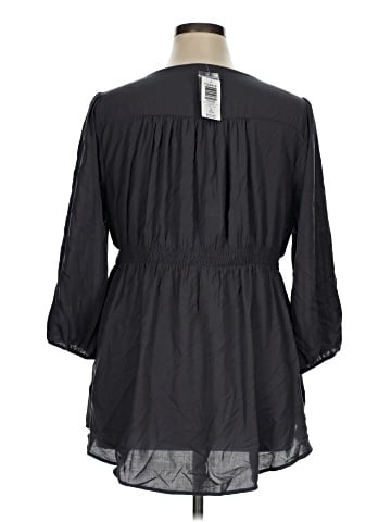 Torrid 3/4 Sleeve Blouse (view 2)