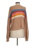 Wishlist Color Block Tan Pullover Sweater Size S - photo 2