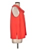 Vince Camuto 100% Polyester Orange Sleeveless Blouse Size L - photo 4